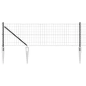 Vidaxl Varjena žična ograja s konicami 10 x 0,6 m (Š x V)
