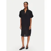 Gant Poletna obleka 4503433 Črna Relaxed Fit