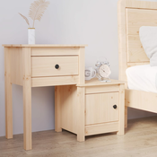 Nocni ormaric 79,5 x 38 x 65,5 cm od masivne borovine