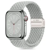 slomart Pašček Tech-Protect Nylon za Apple Watch 44/45/46/49 mm - siv