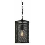 Searchlight 2481BK - luster na lancu FISHNET, 1xE27/60W/230V, u crnoj boji