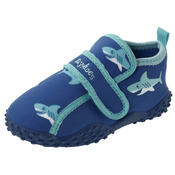 PLAYSHOES Cipele za plažu/kupanje HAI, akvamarin / plava / bijela