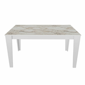 Aberto Design Trpezarijski sto Bud 145x75x85cm Beli