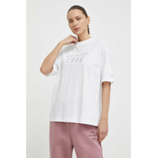 Pamucna majica New Balance za žene, boja: bijela, WT41519WT