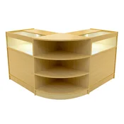 MONSTER Theseus LED komplet prodajnih pultnih svetilk LM60 in 2 x B900 - javor, (5000279156)