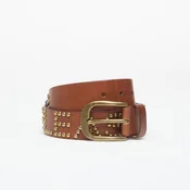 Pas PLEASURES Studded Belt Brown L/XL