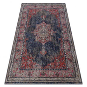 eoshop Moderna preproga MUNDO E0551 ornament, okvir vintage outdoor rdeča/črna (Koberce Luszczow - Velikost: 120x170 cm)