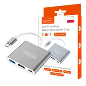 Zenwire Zenwire BYL-2008N USB-C hub adapter 3v1 (HDMI 4K, USB 3.0, Power Delivery 100 W) za MacBook/Thunderbolt 3/Samsung DeX, (5000196956)