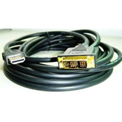 Kabel HDMI-DVI 5 m, 1.3, M/M, zaščiteni, pozlačeni kontakti