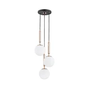Luster na sajli VOLDA 3xE14/10W/230V precnik 28 cm mesing