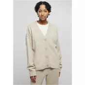 Womens oversized cardigan - beige