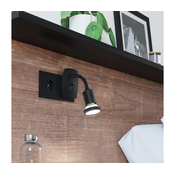 Eglo 300913 - LED vtična svetilka PARRINI 1xGU10/4,5W/230V črna