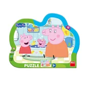 Dino - Puzzle Peppa Pig v kopeli - 1 - 39 kosov