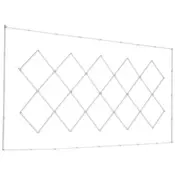 VEVOR Stropna svetilka za garažo 14 mrežni sistem 4840x2433x42 mm hladno bela