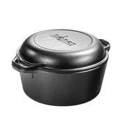 Lodge Ponev Double 26,5cm Seasoned Cast Iron/indukcija/lito železo, (5000267294)