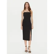 Rinascimento Cocktail obleka CFC0122399003 Črna Regular Fit