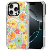 Infostyle Ovitek MOSNOVO za iPhone 16 Pro - Retro Boho Hippie Flowers