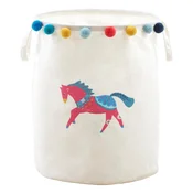 Bela tekstilna otroška škatla za shranjevanje o 38x48 cm Mimo Eclectic Horse – Premier Housewares