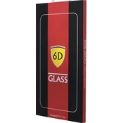 6D zaščitno steklo iPhone 15, celoten zaslon - črno