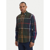 Barbour Srajca Harris  mornarska / kaki / oranžna / bela
