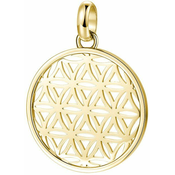Brosway Pozlačen jeklen obesek Flower of Life Tres Jolie BTJM294