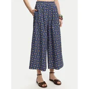 Weekend Max Mara Ohlapne hlače Virgin 2515131102 Modra Relaxed Fit