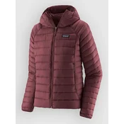 Patagonia Down Sweater Hoody Jacket dark ruby