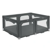 Lionelo - Otroška igralna ograja FLORENCE Grey Graphite