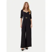 Rinascimento Kombinezon CFC0125323003 Črna Wide Leg