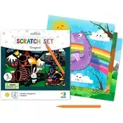 Dodo Toys DODO Slike za praskanje Zmaji 20x20cm