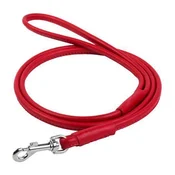 Povodec Collar GLAMOUR 10mm x 122cm rdeča