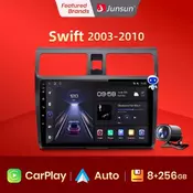 Junsun V1pro AI Voice CarPlay Radio For Suzuki Swift 2003 2005 2006 2007-2010 Android Auto 4G Car Multimedia GPS 2 din autoradio
