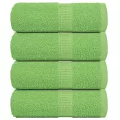 Vidaxl vidaXL Brisače, 4 kosi, zelene, 30 x 30 cm, 360 g/m2, 100 % bombaž