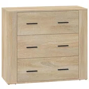 Vidaxl Komoda 80x33x70 cm inženirski les