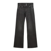 Bershka Kavbojke črn denim
