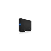 ICY BOX IB-377-C31 ohišje za 3.5 HDD/SSD, aluminij, črno