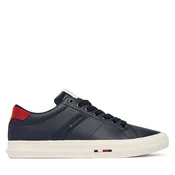 Superge Tommy Hilfiger Premium Lth Vulc Long Lace FM0FM05948 Mornarsko modra