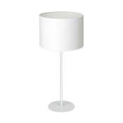 Stona lampa ARDEN 1xE27/60W/230V, precnik 25 cm, bela