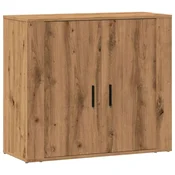 Vidaxl vidaXL Omarica, Artisan hrast, 80x33x70 cm, material na osnovi lesa