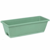 Flora škatla s krožnikom svetlo zeleni paket 1 kos