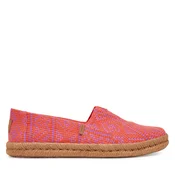 Espadrile Toms DIAMOND GLOBAL rdeča barva, 10021885