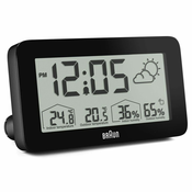 Braun BC 13 B DCF Radio Weather Station black