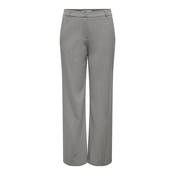 Womens grey striped trousers ONLY Brie - Ladies