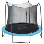 Bestway Otroški zunanji trampolin z varnostno mrežo 3 05 m x 2 55 m