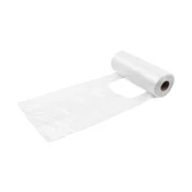 Vreča (HDPE) v roli ekstra močna prozorna 22+11 x 48 cm `5kg+` [200 kom]