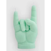 CandleHand You Rock Baby Candle green