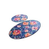 Lessentiel Maison Kupatilski otirac Flowers, 2 komada, Šareni