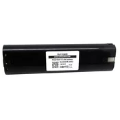 TELIT POWER Baterija za rucni alat Makita 6095D, 9.6 V, 1300 mAh, Crna