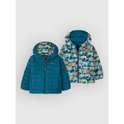Patagonia Reversible Down Kids Jacket glacial blue