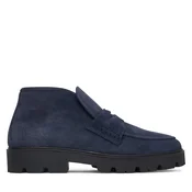 Tommy Hilfiger Škornji Th Enamel Charm Loafer Boot FW0FW09680 Mornarsko modra